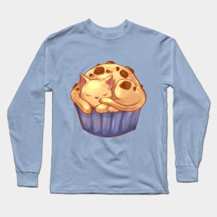 Chocolate Chip Muffin Cat Long Sleeve T-Shirt